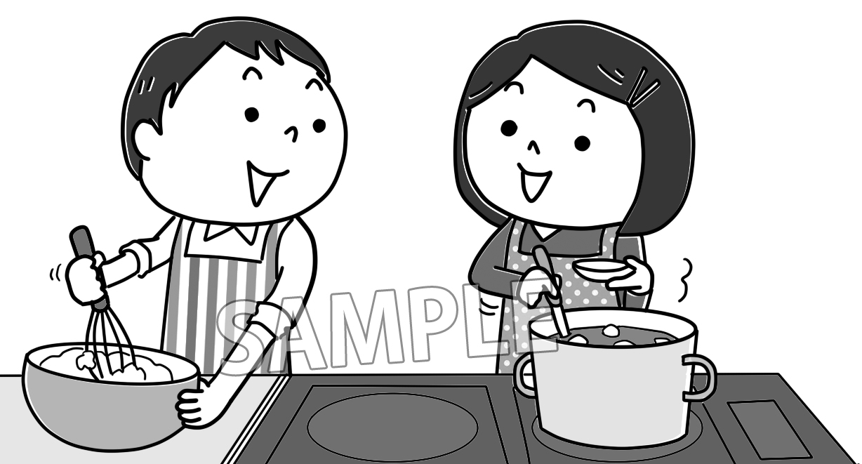 家族の食事イラスト あまちゃ日記あまちゃ日記